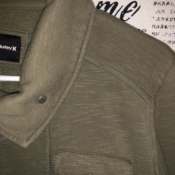 Olive Green Hurley Jacket - Picture 3 of 8